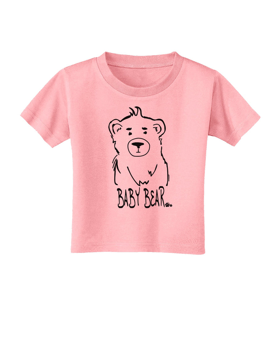 TooLoud Baby Bear Toddler T-Shirt-Toddler T-shirt-TooLoud-White-2T-Davson Sales