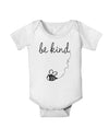 TooLoud Be Kind Baby Romper Bodysuit-Baby Romper-TooLoud-White-06-Months-Davson Sales