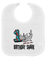 TooLoud Birthday Shark ONE Baby Bib