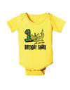 TooLoud Birthday Shark ONE Baby Romper Bodysuit-Baby Romper-TooLoud-Yellow-06-Months-Davson Sales