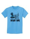 TooLoud Birthday Shark ONE Childrens T-Shirt-Childrens T-Shirt-TooLoud-Aquatic-Blue-X-Small-Davson Sales