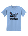 TooLoud Birthday Shark ONE Childrens T-Shirt-Childrens T-Shirt-TooLoud-Light-Blue-X-Small-Davson Sales