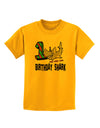 TooLoud Birthday Shark ONE Childrens T-Shirt-Childrens T-Shirt-TooLoud-Gold-X-Small-Davson Sales