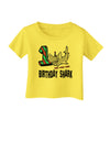 TooLoud Birthday Shark ONE Infant T-Shirt-Infant T-Shirt-TooLoud-Yellow-06-Months-Davson Sales