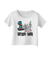 TooLoud Birthday Shark ONE Infant T-Shirt-Infant T-Shirt-TooLoud-White-06-Months-Davson Sales