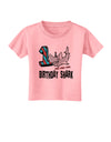 TooLoud Birthday Shark ONE Toddler T-Shirt-Toddler T-shirt-TooLoud-Candy-Pink-2T-Davson Sales
