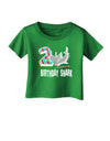 TooLoud Birthday Shark Two Infant T-Shirt Dark-Infant T-Shirt-TooLoud-Clover-Green-06-Months-Davson Sales