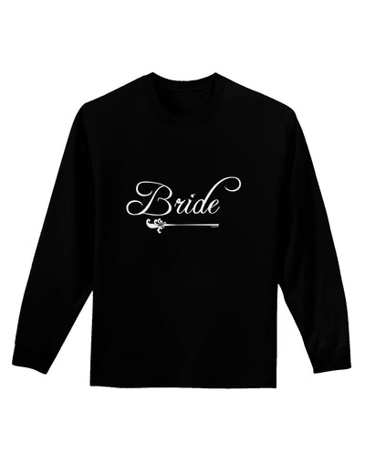 TooLoud Bride Dark Adult Long Sleeve Dark T-Shirt-Long Sleeve Shirt-TooLoud-Black-Small-Davson Sales