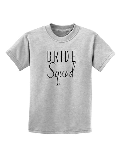 TooLoud Bride Squad Childrens T-Shirt-Childrens T-Shirt-TooLoud-AshGray-X-Small-Davson Sales