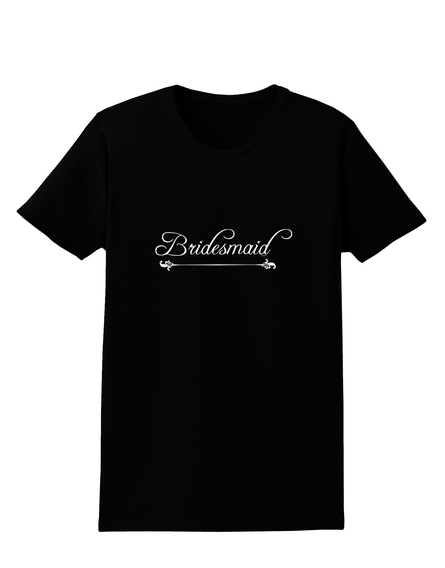 TooLoud Bridesmaid Dark Womens Dark T-Shirt-Womens T-Shirt-TooLoud-Black-X-Small-Davson Sales
