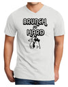 TooLoud Brunch So Hard Hen Adult V-Neck T-shirt-Mens V-Neck T-Shirt-TooLoud-White-Small-Davson Sales