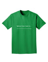 TooLoud Custom Before I Die Dark Adult Dark T-Shirt-Mens-Tshirts-TooLoud-Kelly-Green-Small-Davson Sales