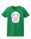 TooLoud Cute Bunny with Floppy Ears - Pink Womens Dark T-Shirt-Womens T-Shirt-TooLoud-Kelly-Green-X-Small-Davson Sales