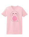 TooLoud Cute Bunny with Floppy Ears - Pink Womens T-Shirt-Womens T-Shirt-TooLoud-PalePink-X-Small-Davson Sales