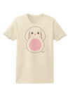TooLoud Cute Bunny with Floppy Ears - Pink Womens T-Shirt-Womens T-Shirt-TooLoud-Natural-X-Small-Davson Sales