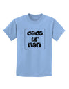 TooLoud Dads Lil Man Childrens T-Shirt-Childrens T-Shirt-TooLoud-Light-Blue-X-Small-Davson Sales