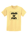 TooLoud Dads Lil Man Childrens T-Shirt-Childrens T-Shirt-TooLoud-Daffodil-Yellow-X-Small-Davson Sales