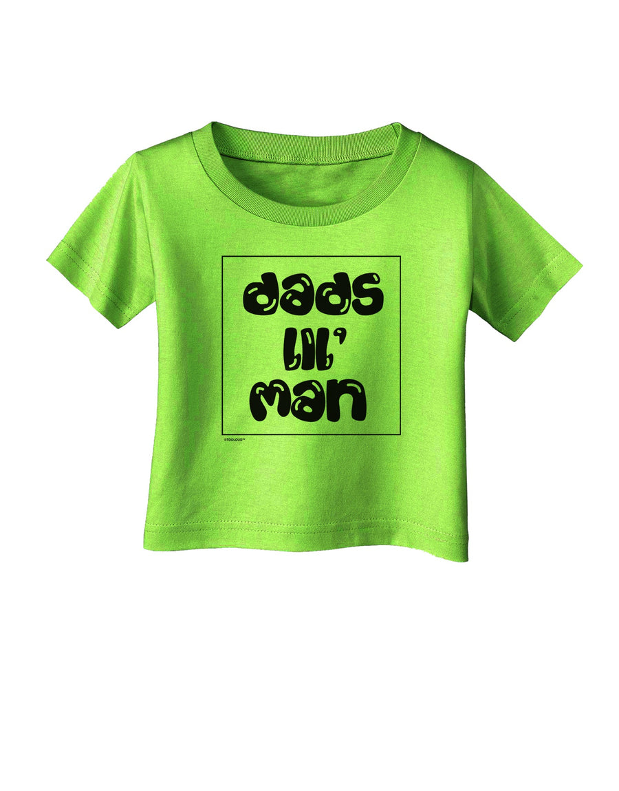 TooLoud Dads Lil Man Infant T-Shirt-Infant T-Shirt-TooLoud-White-06-Months-Davson Sales