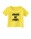 TooLoud Dads Lil Man Infant T-Shirt-Infant T-Shirt-TooLoud-Yellow-06-Months-Davson Sales