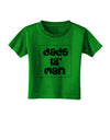 TooLoud Dads Lil Man Toddler T-Shirt Dark-Toddler T-shirt-TooLoud-Clover-Green-2T-Davson Sales