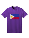 TooLoud Distressed Philippines Flag Adult Dark T-Shirt-Mens-Tshirts-TooLoud-Purple-Small-Davson Sales