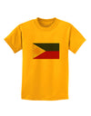 TooLoud Distressed Philippines Flag Childrens T-Shirt-Childrens T-Shirt-TooLoud-Gold-X-Small-Davson Sales