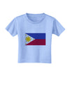 TooLoud Distressed Philippines Flag Toddler T-Shirt-Toddler T-shirt-TooLoud-Aquatic-Blue-2T-Davson Sales