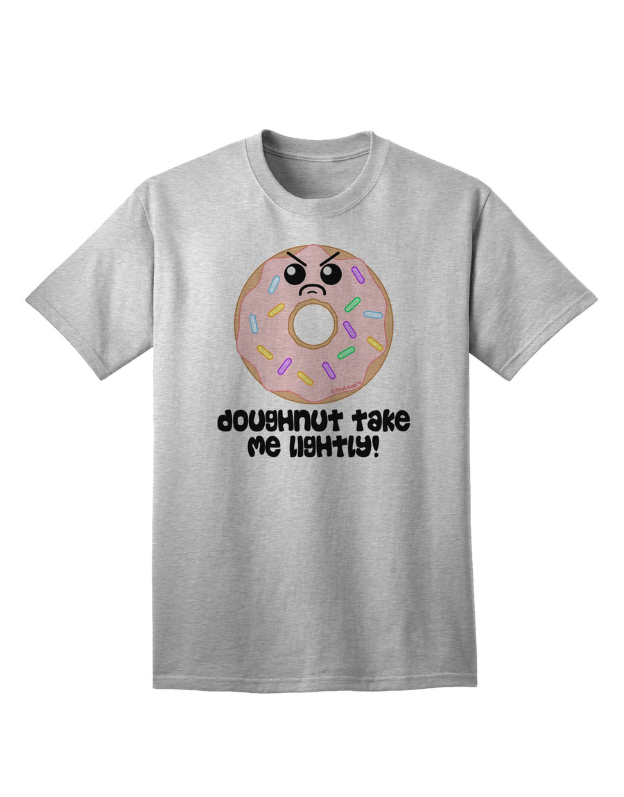 TooLoud Doughnut Take Me Lightly Adult T-Shirt - A Delectable Addition to Your Wardrobe-Mens T-shirts-TooLoud-White-Small-Davson Sales