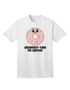 TooLoud Doughnut Take Me Lightly Adult T-Shirt - A Delectable Addition to Your Wardrobe-Mens T-shirts-TooLoud-White-Small-Davson Sales