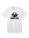 TooLoud Drum Dad Adult T-Shirt: A Must-Have for Drum Enthusiasts-Mens T-shirts-TooLoud-White-Small-Davson Sales