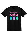 TooLoud Eggspert Hunter - Easter - Pink Adult Dark T-Shirt-Mens T-Shirt-TooLoud-Black-Small-Davson Sales