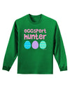 TooLoud Eggspert Hunter - Easter - Pink Adult Long Sleeve Dark T-Shirt-TooLoud-Kelly-Green-Small-Davson Sales