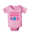 TooLoud Eggspert Hunter - Easter - Pink Baby Romper Bodysuit-Baby Romper-TooLoud-Light-Pink-06-Months-Davson Sales