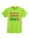 TooLoud Eggspert Hunter - Easter - Pink Childrens T-Shirt-Childrens T-Shirt-TooLoud-Lime-Green-X-Small-Davson Sales