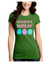 TooLoud Eggspert Hunter - Easter - Pink Juniors Crew Dark T-Shirt-T-Shirts Juniors Tops-TooLoud-Kiwi-Green-Juniors Fitted X-Small-Davson Sales