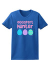 TooLoud Eggspert Hunter - Easter - Pink Womens Dark T-Shirt-Womens T-Shirt-TooLoud-Royal-Blue-X-Small-Davson Sales