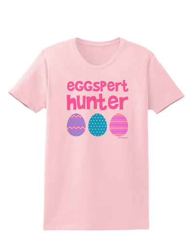 TooLoud Eggspert Hunter - Easter - Pink Womens T-Shirt-Womens T-Shirt-TooLoud-PalePink-X-Small-Davson Sales