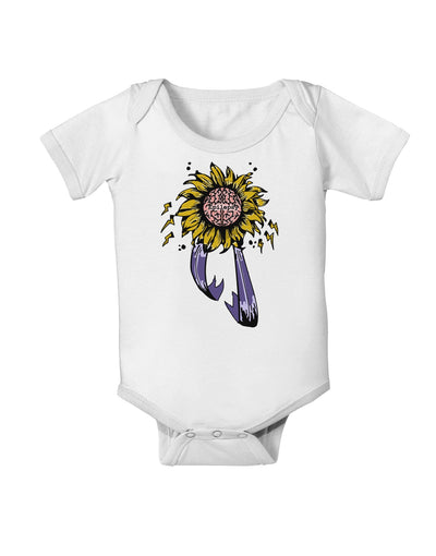 TooLoud Epilepsy Awareness Baby Romper Bodysuit-Baby Romper-TooLoud-White-06-Months-Davson Sales