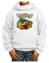 TooLoud Fruity Fruit Basket Youth Hoodie-Youth Hoodie-TooLoud-White-XS-Davson Sales