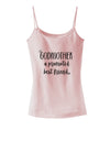 TooLoud Godmother Dark Womens V-Neck Dark T-Shirt-Womens V-Neck T-Shirts-TooLoud-SoftPink-Small-Davson Sales