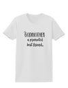 TooLoud Godmother Womens T-Shirt-Womens T-Shirt-TooLoud-White-X-Small-Davson Sales