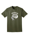 TooLoud Gray Gray Go Away Adult Dark T-Shirt-Mens-Tshirts-TooLoud-Military-Green-Small-Davson Sales