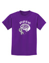 TooLoud Gray Gray Go Away Childrens Dark T-Shirt-Childrens T-Shirt-TooLoud-Purple-X-Small-Davson Sales