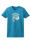 TooLoud Gray Gray Go Away Womens Dark T-Shirt-Womens T-Shirt-TooLoud-Turquoise-X-Small-Davson Sales