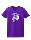 TooLoud Gray Gray Go Away Womens Dark T-Shirt-Womens T-Shirt-TooLoud-Purple-X-Small-Davson Sales