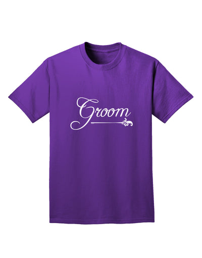 TooLoud Groom Dark Adult Dark T-Shirt-Mens-Tshirts-TooLoud-Purple-Small-Davson Sales