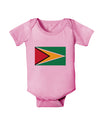TooLoud Guyana Flag Baby Romper Bodysuit-Baby Romper-TooLoud-Pink-06-Months-Davson Sales