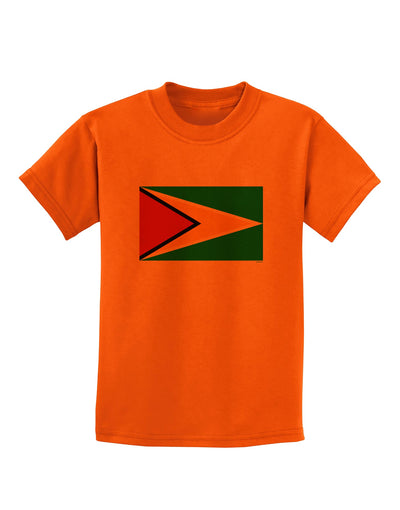 TooLoud Guyana Flag Childrens T-Shirt-Childrens T-Shirt-TooLoud-Orange-X-Small-Davson Sales