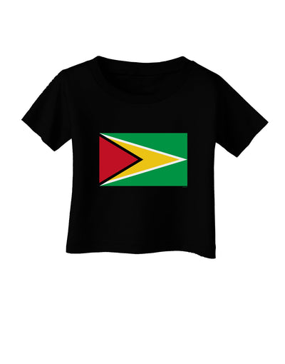 TooLoud Guyana Flag Dark Infant T-Shirt Dark-Infant T-Shirt-TooLoud-Black-06-Months-Davson Sales