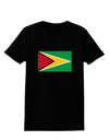 TooLoud Guyana Flag Dark Womens Dark T-Shirt-Womens T-Shirt-TooLoud-Black-X-Small-Davson Sales